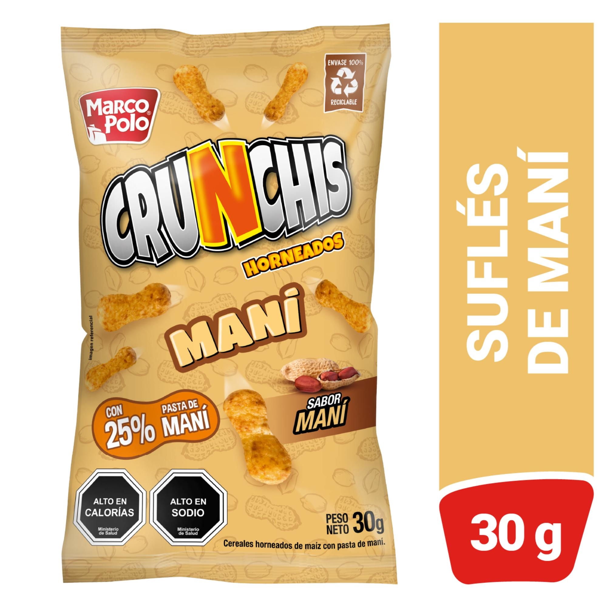 Crunchis Maní 30 g Marco Polo
