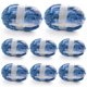 thumbnail image 1 of Hilo Moooske Chunky set de 8, 23 m super grueso (azul), 1 of 7