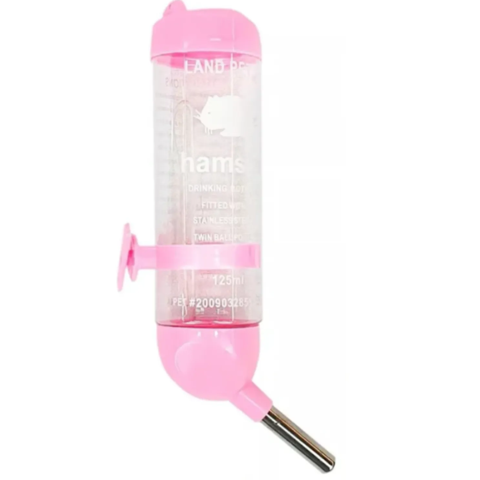Genérico - Botella De Agua Para Hámster Dispensador Rosa