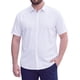 thumbnail image 1 of INSPIRE CHIC Camisa de Vestir para Hombre Grande y Alto de Manga Corta con Botones para Oficina y Negocios 3XL Blanco, 1 of 5