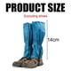 thumbnail image 4 of Polainas impermeables, ligeras y ajustables para botas de nieve, ideales para senderismo, caminatas, caza, mochilerismo, esquí y montañismo., 4 of 6