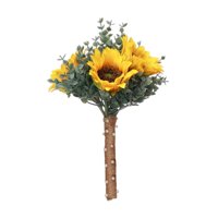 Bothyi - Decoración Del Hogar Novia Versátil Sosteniendo Flores Con Girasol Diy Arte Artesanal