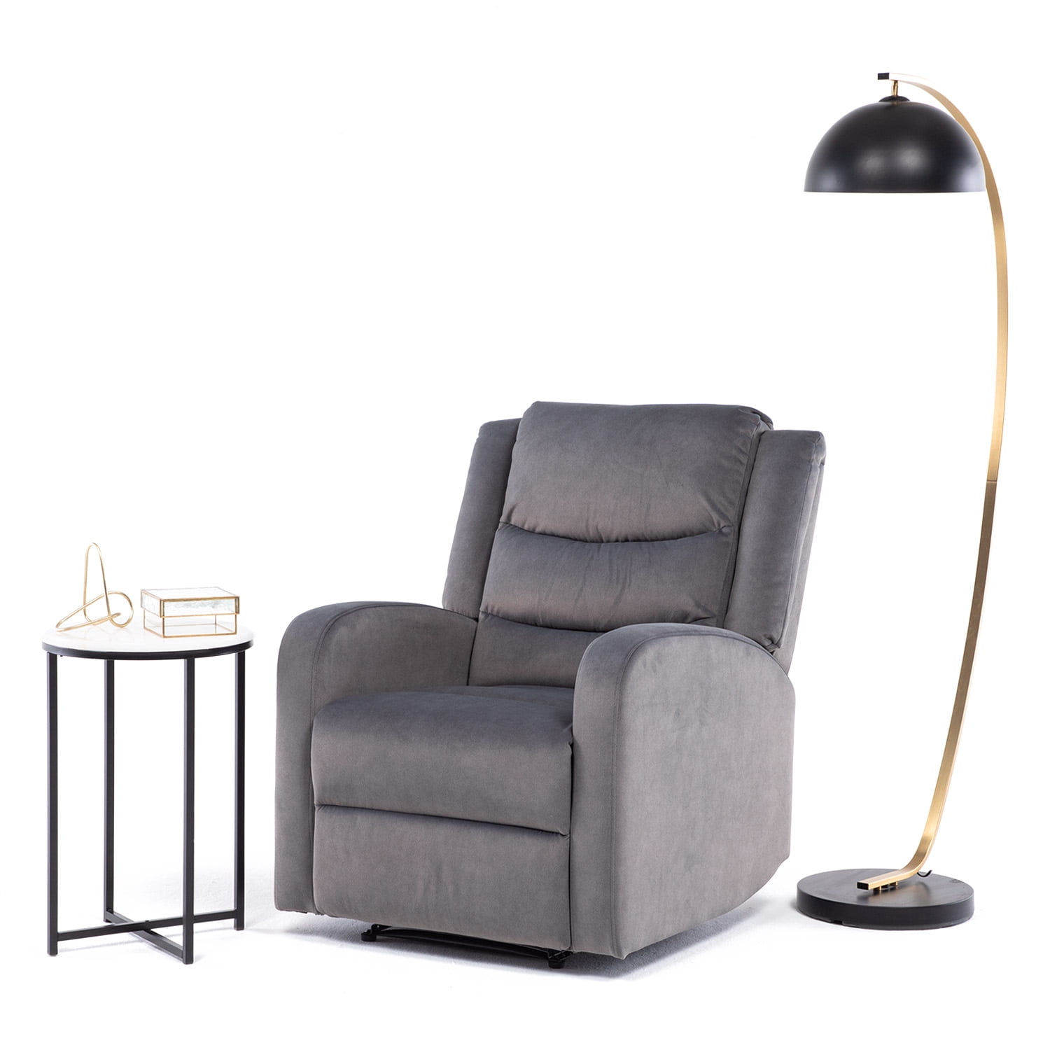 Vys Spa - Bergere Reclinable Venus Grey 4 Puntos Vibromasaje