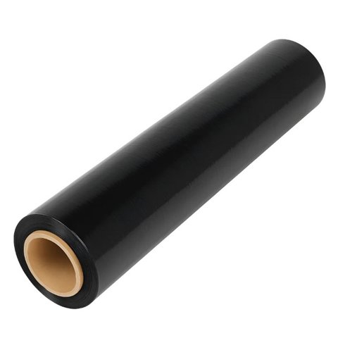Genérico - Rollo Stretch Film Alusa Embalaje Autoadherente Negro 220M Black