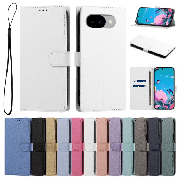 Cartera Protectora para Google Pixel 11A con Soporte, Blanco