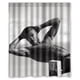 thumbnail image 1 of Cortina de ducha deportiva con diseño de David Beckham, con ganchos, tamaño 66 x 72 pulgadas, 1 of 3