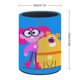 thumbnail image 2 of Maddie + Triggs-theme Cylinder Pen Holder Pencil Organizer with Flannel Lining PVC Leather Material Cardboard Base for study work 10*8CM, 2 of 6