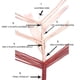 thumbnail image 4 of Látigo Bull Whip de 6 pies, 16 trenzas, cuero de canguro, para equitación, flexible, con vientre y refuerzo interior de cuero, rojo y negro, 4 of 7