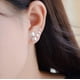 thumbnail image 3 of Pendientes Obertis de plata de ley 925 para mujer, 5 pares, 3 of 6