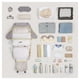 thumbnail image 5 of Bagsmart Organizador Colgante de Closet para Viaje 4 Compartimientos Gris, 5 of 8