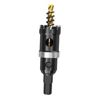 Magideal - Acero De Aleación De Broca De Perforación Con Llave De Llave Para De Agujero Profesional Para El Acero Inoxidable De Aleación De Aluminio De 22Mm