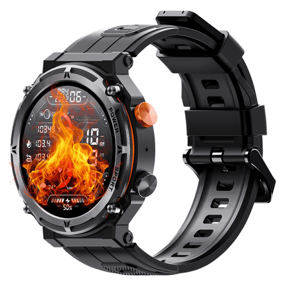 Reloj Hombre Inteligente Smartwatch Smart Watch Android Ios Negro Deportiva Negro Negro