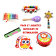 thumbnail image 2 of Juguetes didacticos musicales para niños madera pack x7, 2 of 3