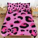 thumbnail image 1 of Hello Kitty Duvet Cover Set 3 Piece Bedding Set Double Sided Printing Decorative Comforter Cover Set, 1 of 5