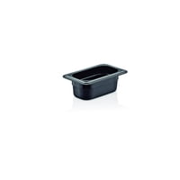 Gastroplast - Contenedor Policarbonato Negro Gn 1/4X10 Cms