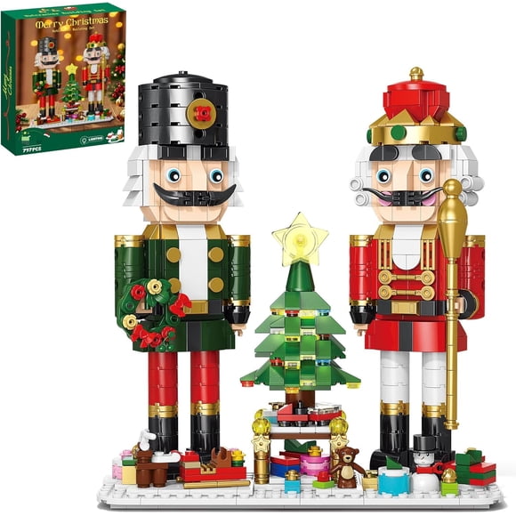 Set de construcción Navideño Cascanueces con luz, 797 piezas