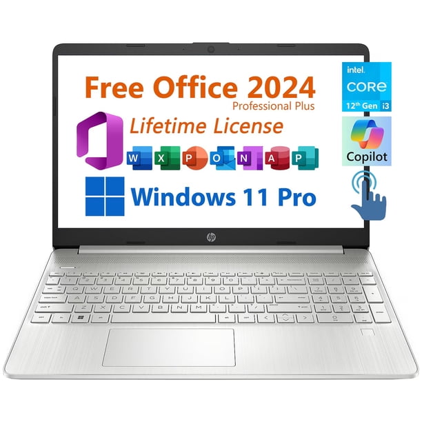 Ordenador portátil HP Business de 15,6 pulgadas, Windows 11 Pro, i3-1215U, 16 GB de RAM, SSD de 1 TB