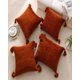 thumbnail image 5 of Pack 2 Fundas De Cojin Con Pompones Tela Chenille, 5 of 6