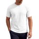 thumbnail image 5 of INSPIRE CHIC Camisetas Texturizadas para Hombre de Manga Corta Cuello Redondo Suave Casual Verano Camiseta XL Blanco, 5 of 6