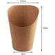 thumbnail image 3 of 100 vasos desechables para llevar, para fiestas, postres, repostería, pasteles, hojaldre, patatas fritas, aperitivos, portavasos de papel kraft, 300 ml (marrón), 3 of 7