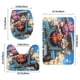thumbnail image 3 of Juego de Alfombras de Baño Sandland Terciopelo Coral 3 Piezas, 3 of 6