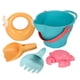 thumbnail image 5 of Juguetes De Playa Para Ni?os, Juego De Juguetes Con Caja De Arena, Cubo De Agua Y Arena, Rastrillo Para Animales De 3 A?os Y Más, 5 Uds., 5 of 5