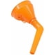 thumbnail image 1 of Embudo flexible para gasolina, extraíble, para coche, con filtro de polietileno, mangueras de llenado de 13 cm, color naranja, 1 of 5