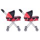 thumbnail image 3 of Mini Plástico Con Puntos Baby Doll Stroller Trolley Kids Pretend Play Toys X2, 3 of 5