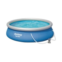 Bestway - Piscina Redonda Fácil Armado Con Filtro 3.96Mx84Cm Celeste Tamaño Único