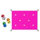 thumbnail image 1 of Juego De Construcción De Equipos Con Lona Perforada Para Trabajo En Equipo, 6 Pelotas De Poliuretano, Fiesta Cooperativa, Rosa Roja, 1 of 5