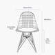 thumbnail image 5 of Silla diseno Generico Wire Blanco, 5 of 5