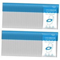 Bothyi - Funda Desechable Para Asiento De Inodoro, Impermeable, Para Oficina Y Baño, 50 Piezas