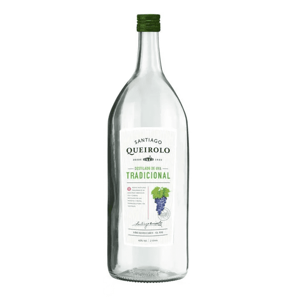 Pisco Peruano Santiago Queirolo - Tradicional - 2l