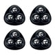 thumbnail image 1 of 4 Piezas De Deslizadores De Ruedas Autoadhesivos Para Contenedores De Almacenamiento De Pequeños Electrodomésticos, Color Negro, 1 of 3
