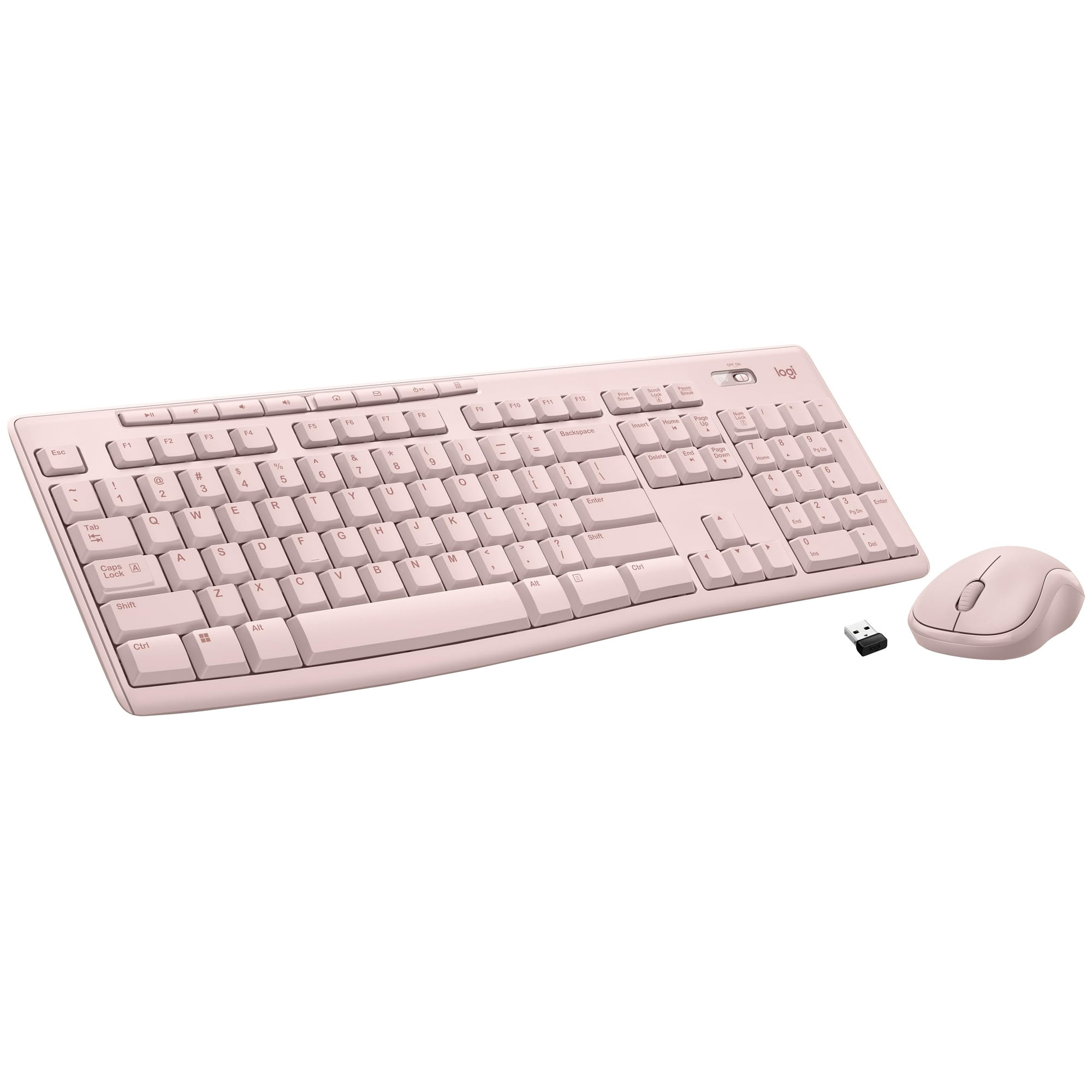 Combo De Teclado Y Ratón Inalámbricos Logitech Mk270 Para Windows