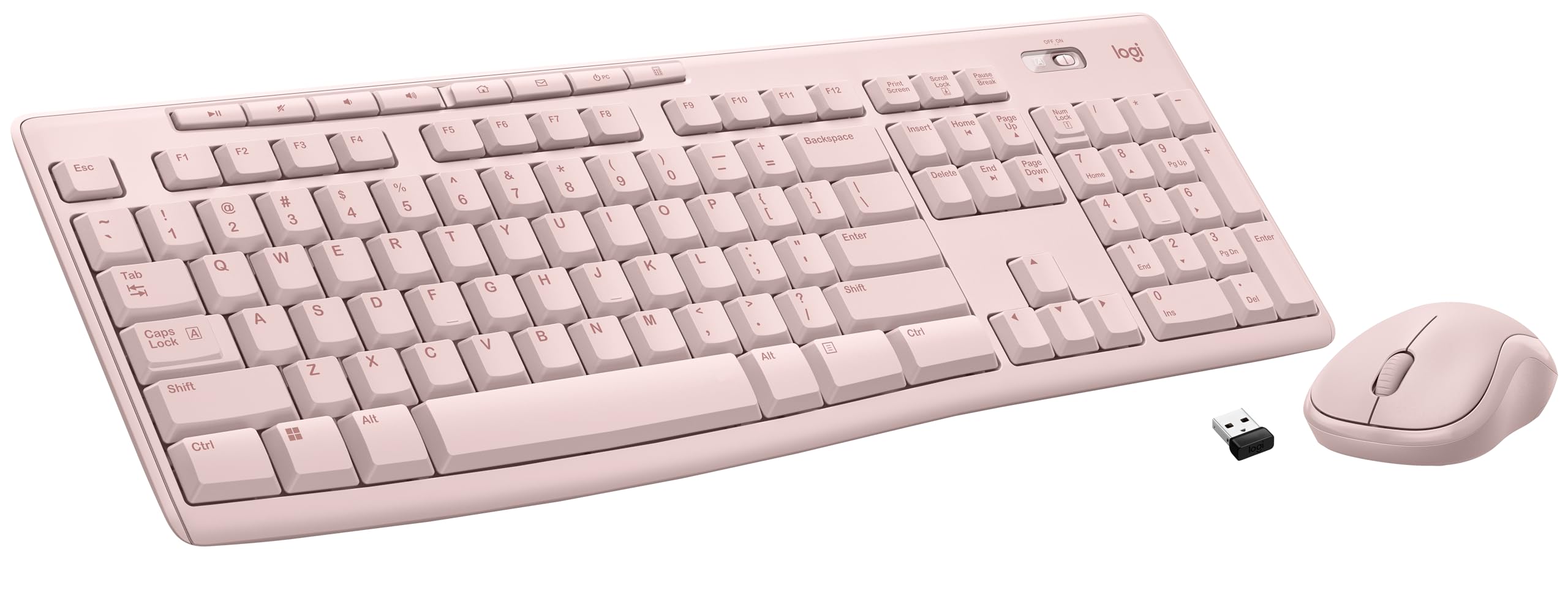 Combo De Teclado Y Ratón Inalámbricos Logitech Mk270 Para Windows