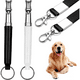 thumbnail image 1 of Silbatos para perros (2 unidades), silbato para perros para detener los ladridos de los vecinos, silbato ultrasónico silencioso ajustable, silbatos profesionales de adiestramiento con recordatorio, co, 1 of 5