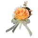 thumbnail image 2 of Broche Romántico Para Boda, Flor En El Ojal, Pin Para Traje, Para Bodas, Eventos, Fiestas, Color Naranja, 2 of 5