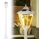 thumbnail image 1 of Lámpara solar Outsunny 77, vintage, impermeable, blanca, 1 of 9