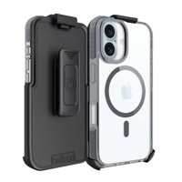 Funda Transparente Slim Beltron Para Iphone 16 Con Clip Para Cinturón