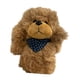 thumbnail image 4 of Funda protectora para cabeza de palo de golf con diseño de perro de peluche, antiarañazos, con dibujos animados, regalo divertido para golfistas, para Café, 4 of 6