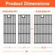 thumbnail image 2 of Rejillas para parrilla DELSbbq 43 cm de hierro fundido – Set de 3, 2 of 7