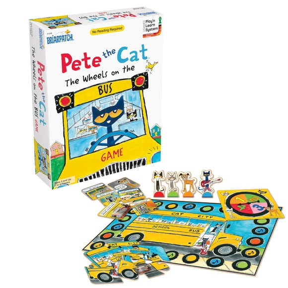 Juego Briarpatch Pete the Cat Ruedas en el autobús UG-01258