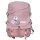 thumbnail image 1 of MOCHILA JUVENIL ESCOLAR CON INSIGNIAS rosa, 1 of 2