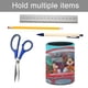 thumbnail image 5 of Tropa Goofy-theme Cylinder Pen Holder Pencil Organizer with Flannel Lining PVC Leather Material Cardboard Base for study work 10*8CM, 5 of 6