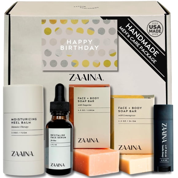 Set de Cuidado Masculino Zaaina Luxury Spa para Cumpleaños