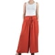 thumbnail image 2 of Pantalon Palazzo Algodon Mujer Tipo Lino Casual Playero 3001, 2 of 4