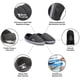 thumbnail image 4 of Pantufla Térmica SoftShoes Quintay Adulto Negro, 4 of 10