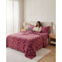Mylhogar - Sabanas Polar De Invierno King Estampado Premium