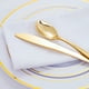 thumbnail image 5 of Juego de cubiertos desechables WDF Gold Plastic 120 piezas, 5 of 9